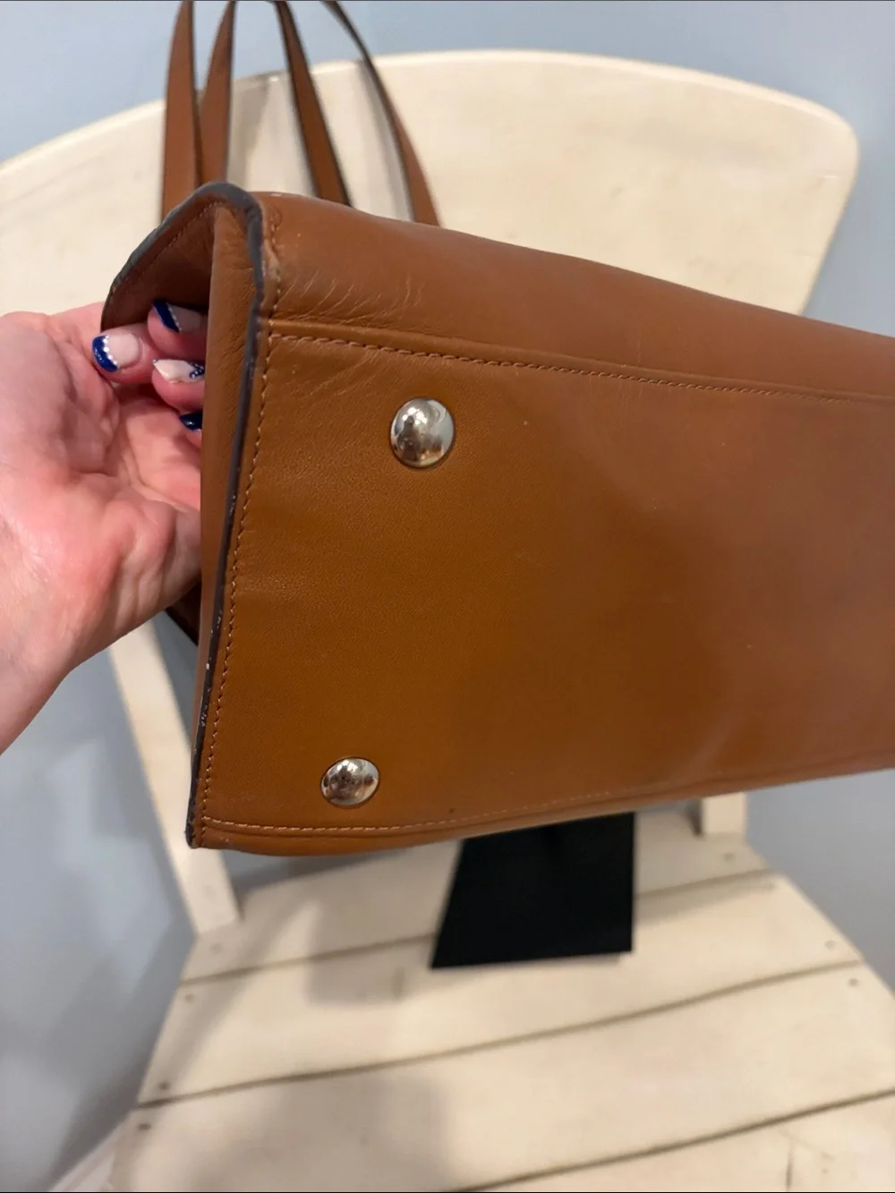 Coach Classic Tan Leather Tote Bag - Versatile Everyday Carry